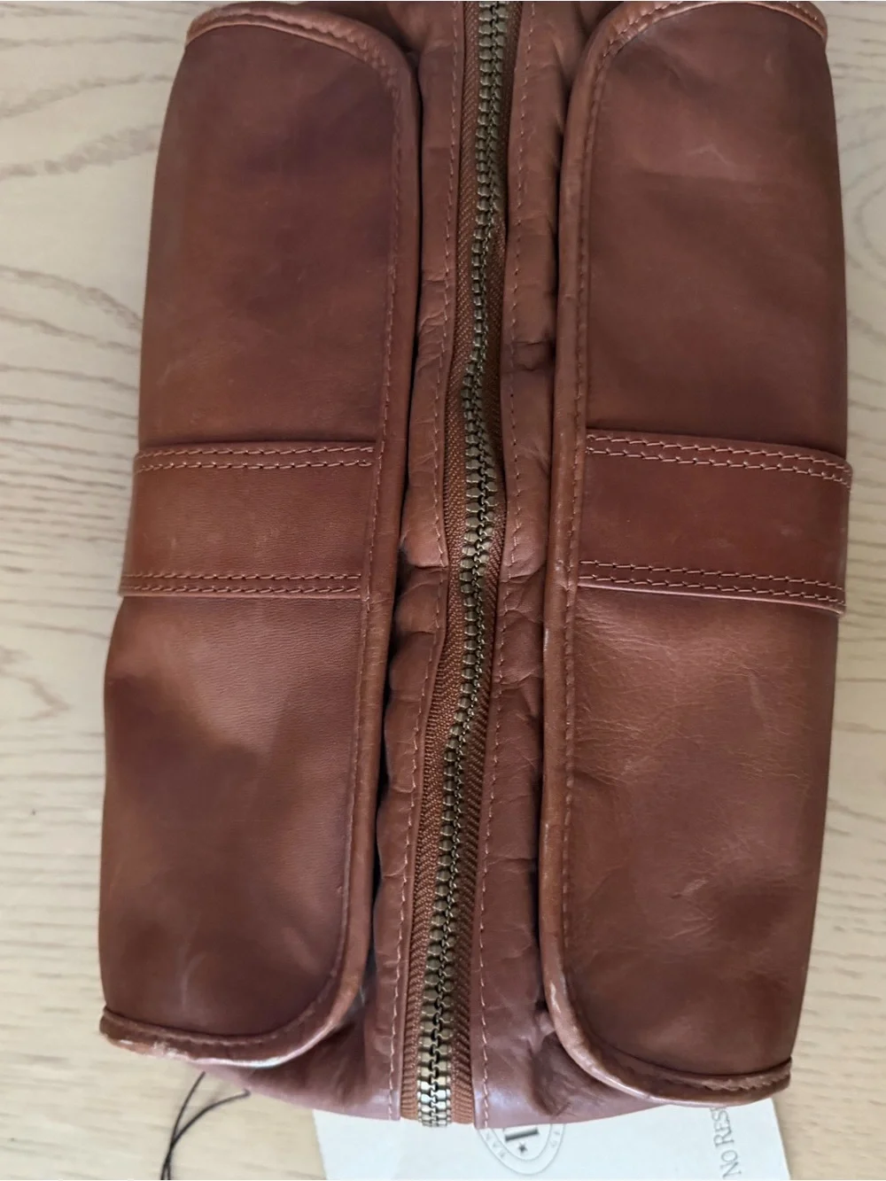 Vintage TUMI Leather toiletry bag from their Dakota Collection